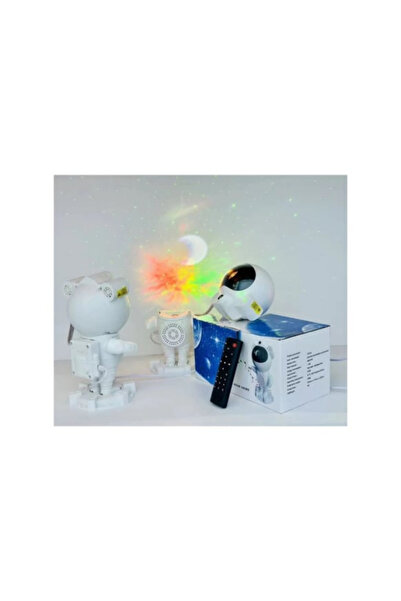 Genel Markalar Yıldız ve nebula projeksiyonlu, Bluetooth hoparlörlü gece lambası, beyaz renk