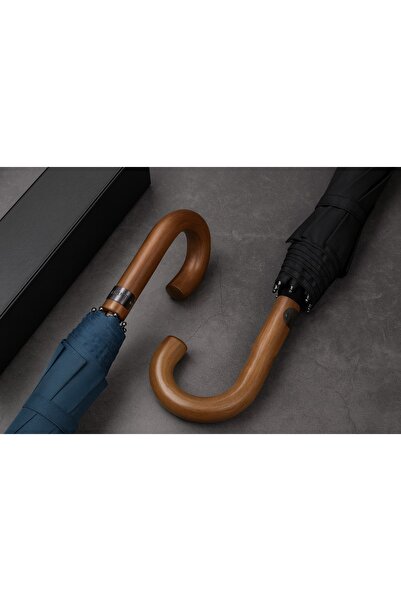 Toptancı Amca Teflon Saplı Özel Yapım İmzalı Seri premium şemsiye gerçek ağaç...