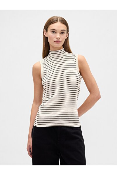 GAP Kadın Krem Dik Yaka Atlet