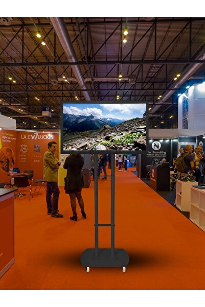 Kevega Tekerlekli Televizyon Askı Aparatı / Ünitesi (DEMONTE ÜRÜN)