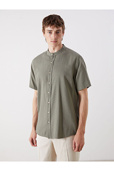 LC Waikiki Nevavm with a Difference Regular Fit Short Sleeve Men's Shirt