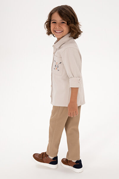 U.S. Polo Assn. Boy's Stone Long Sleeve Shirt 50316681-Vr049