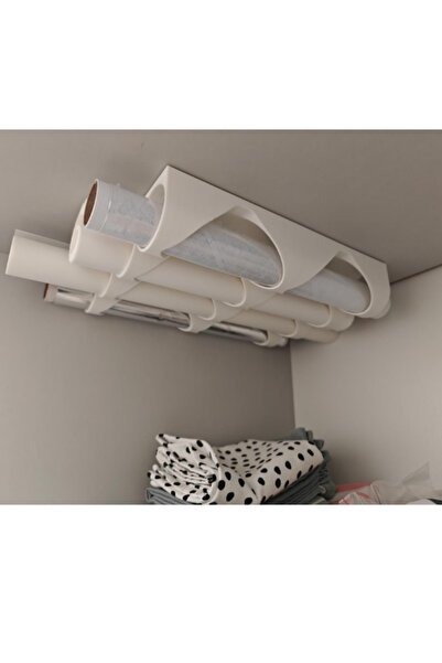 Aaron Boriss Kitchen Roll Holder- Greaseproof Paper, Foil, Cling Film Organizer (1 Piece, 2-Compartment Product Is Sent)