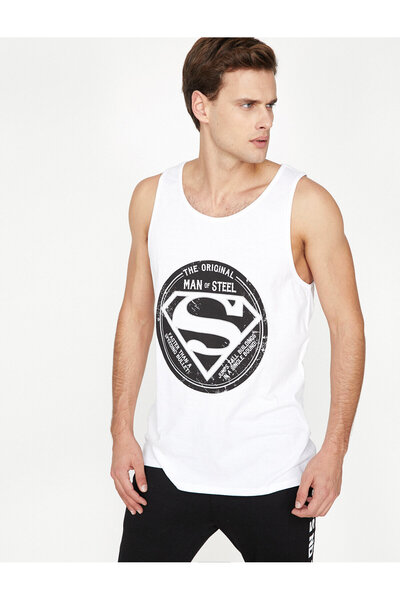 Koton Чоловічий білий однострій 9KAM32069YK