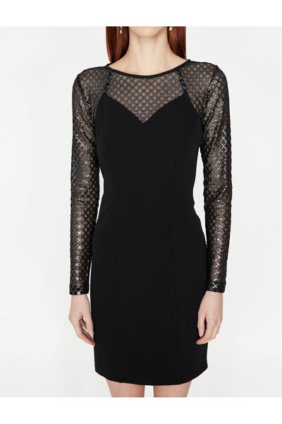 Koton File Detaylı Elbise