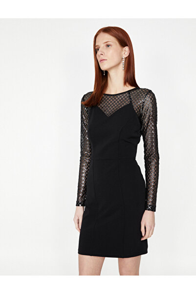 Koton File Detaylı Elbise