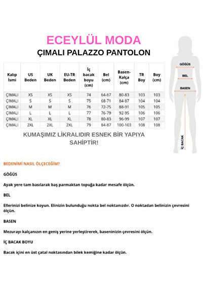 ECEYLÜL MODA SCUBA KREP ÖNÜ ÇIMALI PALAZZO PANTOLON(kısa süreligine lansman fiyatı)