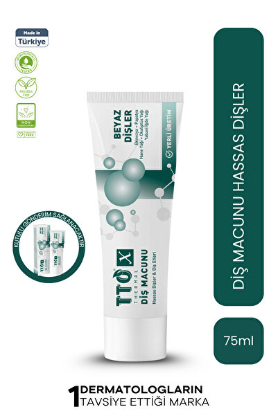 TTO X Hassas Dişler Ve Diş Etleri İçin Beyazlatıcı Diş Macunu