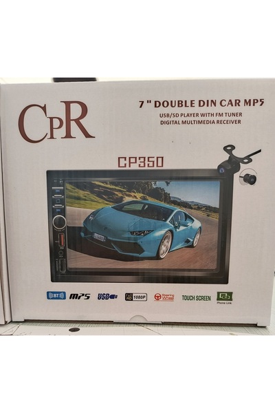 Universal CPR 7inç Double Teyp Usb/ Bluetooth/ Mirorrlink/ Sd Kart Geri Görüş...