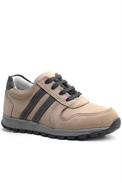 Rakerplus Αθλητικά σχολικά παπούτσια για αγόρια με φερμουάρ από γνήσιο δέρμα