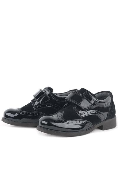 Rakerplus Titan Patent Leather Velcro Classic Boys' Evening Dress Shoes