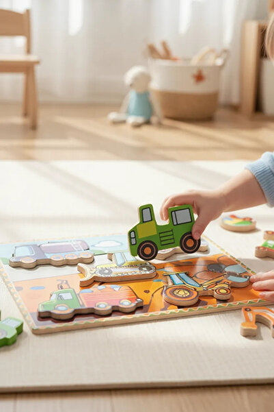niloyuncak İş makinaları Puzzle 3D bultak