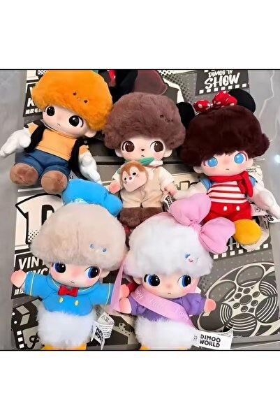 tinyshop kids store DIMOO WORLD sürpriz anahtarlık kapalı orj kutulu labubu s...