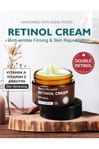 Vibrant Glamour كريم فيبرانت جلامور ريتينول المنعش - يقلل الخطوط الدقيقة، ويشد البشرة، ويصلحها ليلاً 30 جرام