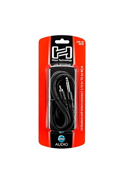 HOSA CPR-110 1/4 inç TS (M) - RCA (M) Balanssız kablo 3 mt.