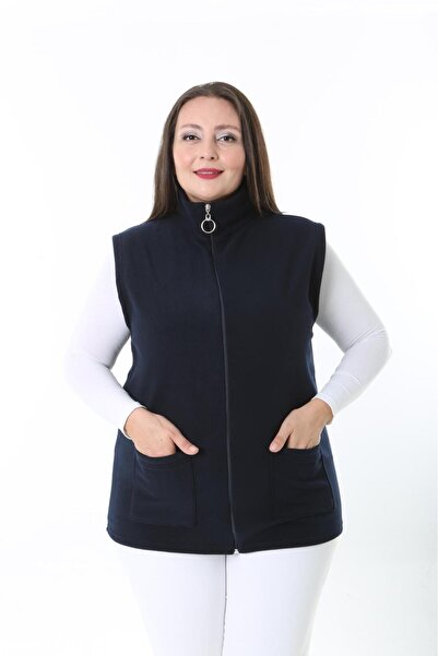 rotop Women's fleece vest with zipper and pockets