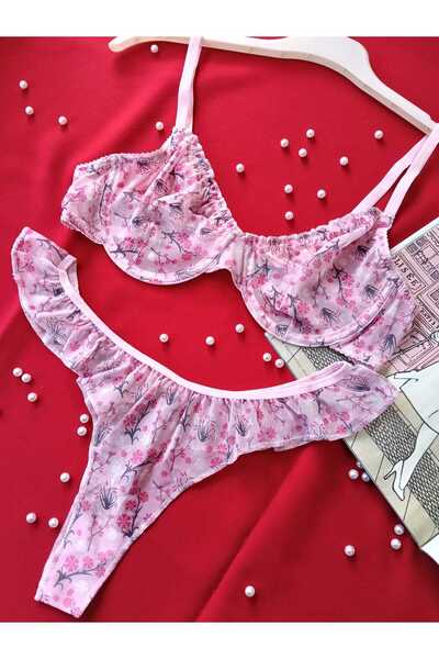 womensWorld1 SET DE LENJERIE FEMININĂ FANTEZI BRODE