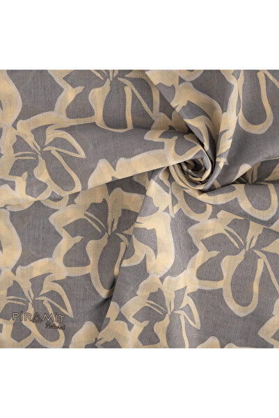 PİRAMİT Natural Patterned Scarf