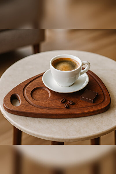 Onouqo Gaia Wooden Coffee Coaster, Cup Coaster, Presentation Stand (1St Class...