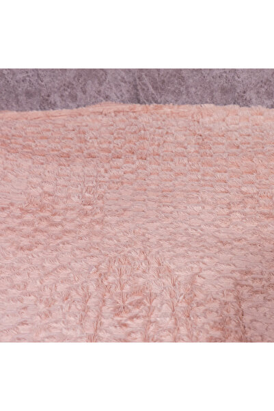Extramall Fluffy cocolino blanket, 200x220cm, Dusty Pink, warm, double bed cover, microfiber, pink