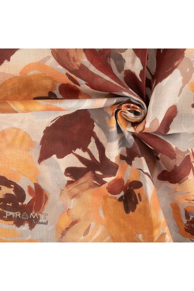 PİRAMİT Φουλάρι με φυσικό σχέδιο