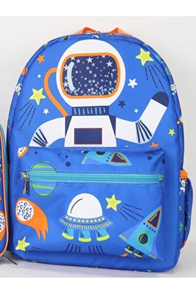 Bamboo Bark حقيبة ظهر أسترو-سبيس للأطفال بأحزمة قابلة للتعديل - حقيبة مدرسية ...