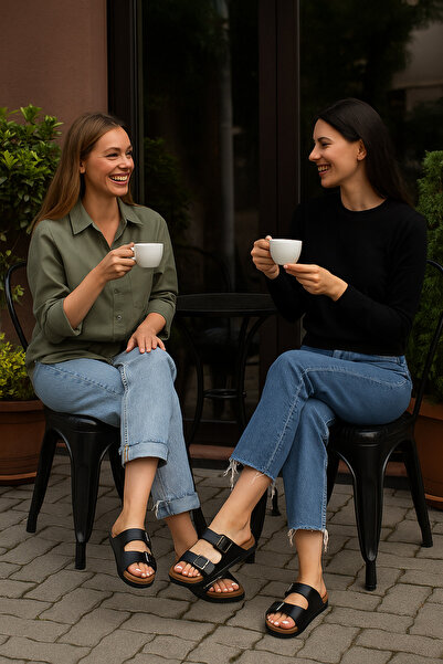 birrbazaar Kadın Extra Rahat Taban Ayarlanabilen Esnek Günlük Hafif Şık Moder...