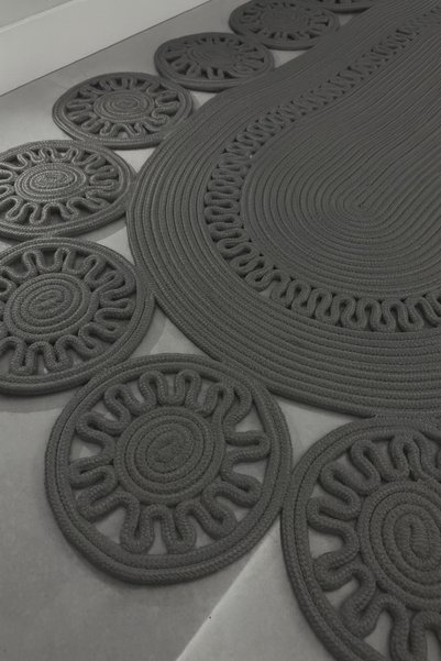 MaVaux Marguerite Özel Tasarım Hasır Jüt Kilim – Koridor, Antre ve Salon Halısı Yolluk