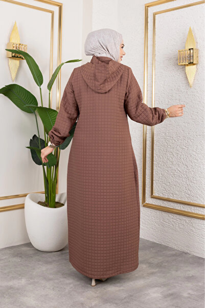 Moda MSK Νέα σεζόν με κουκούλα Καπιτονέ καφέ καπέλο