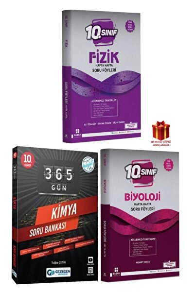 Başka Yayıncılık Başka Yayınları 10. Sınıf Fizik Kimya Biyoloji Soru Föyleri+...