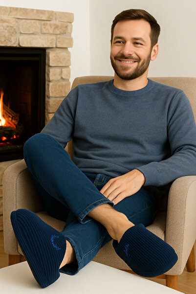 birrbazaar Чоловічі зимові легкі зручні хутряні тапці з підкладкою, що не шурхотять