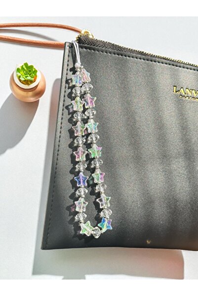 WhimsyWhite Star Phone Charm, Camera Charm, Car Keychain Charm