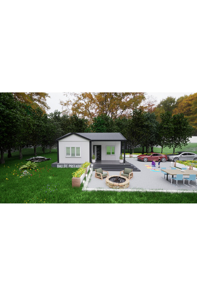 BALLİFE PREFABRİK 69 M2 PREFABRİK KONUT