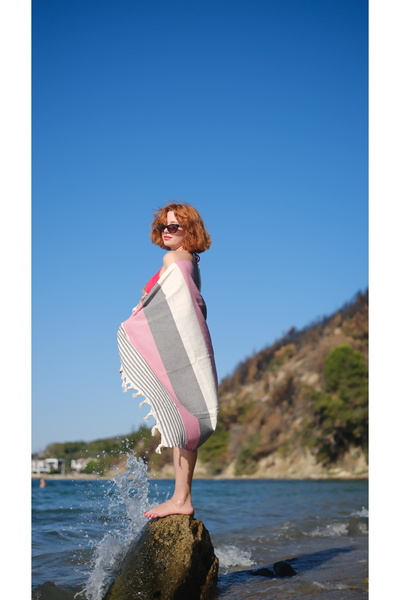 logos %100 Pamuk Pestemal, American Desenli Pestemal, Plaj Havlusu, Banyo Hav...