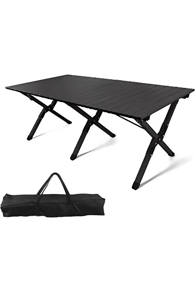 AutoFamily AUTO FAMILY Folding Aluminum Camping Table Black (150 CM)