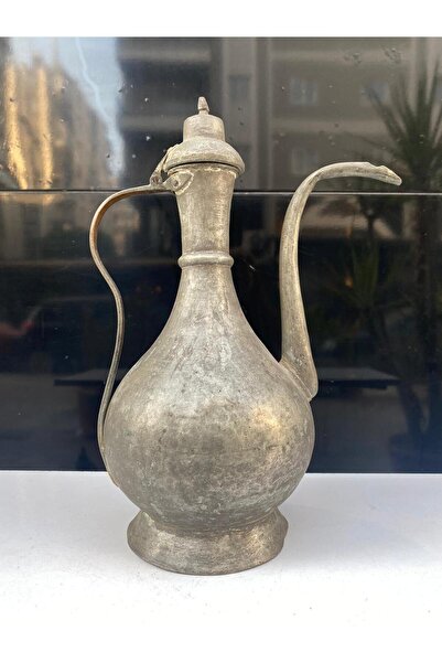 LüksAksesuar Eski El Yapımı Bakır Ibrik Antika Ibrik