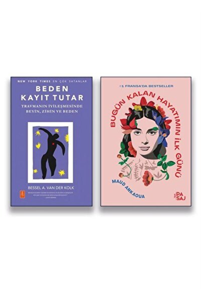 Yan Pasaj Yayınevi Bugün Kalan Hayatımın İlk Günü & Beden Kayıt Tutar (2 Kita...