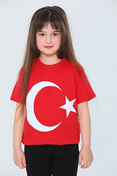 HN Fashion Μπλουζάκι με σημαία Σελήνης και Αστεριών