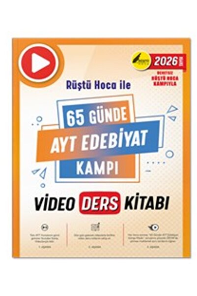 Rüştü Hoca 65 Günde AYT Edebiyat Video Ders Kitabı