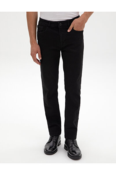 Pierre Cardin Siyah Straight Fit Jean Pantolon 50317301-VR046