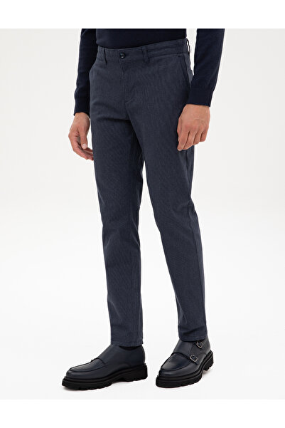 Pierre Cardin Lacivert Slim Fit Kanvas Pantolon 50317228-VR033