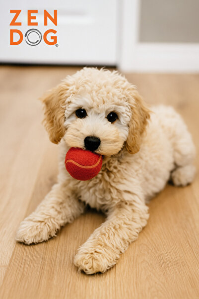 ZENDOG كرة تنس ملونة للكلاب/مجموعة من 3 قطع