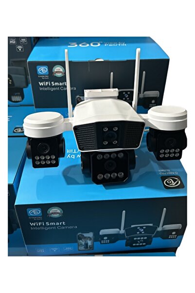 O-KAM 8080 6mp 355° Wifi Destekli Ptz Kamera (ADAPTÖR KUTU İÇERİSİNDE VAR) 8080 2 kamaralı