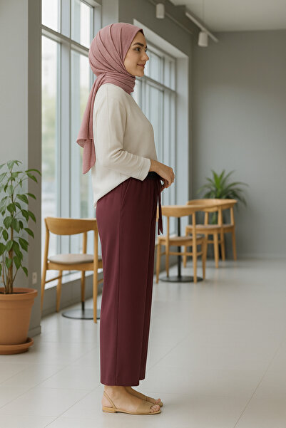 ECEYLÜL MODA SCUBA KREP BOLPAÇA KUŞAKLI PANTOLON(kısa süreliğine lansman fiyatı)