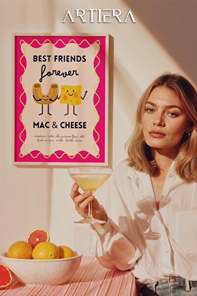 HİGUERA Τυπογραφία Μοντέρνα Μεσογειακή Ιταλική Ζωγραφική Κουζίνας με Ξύλινο Π...