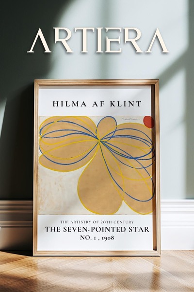 HİGUERA Hilma af Klint 1862-1944 Μοντέρνα Αφηρημένη Επιστημονική Τέχνη Πίνακα...