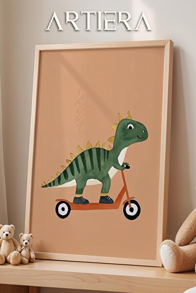 HİGUERA Διακόσμηση παιδικού δωματίου με θέμα το σκούτερ με κρέμα με θέμα τον ...