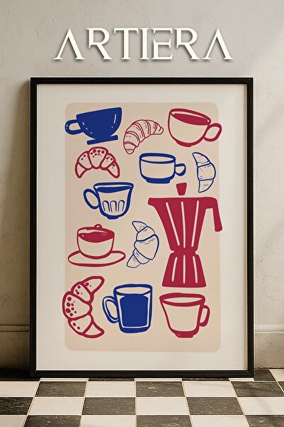 HİGUERA Καφέ - Μοντέρνο μεσογειακό ιταλικό στυλ Ξύλινο τραπέζι κουζίνας, Διακ...