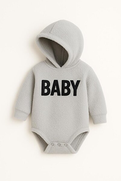 nevrankids Welsoft Baby Hooded Fleece Body - Gray