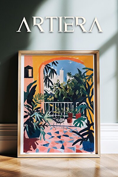 HİGUERA Henri Matisse (1869-1954) Εμπνευσμένη ελαιογραφία σε στυλ μοντέρνας φ...